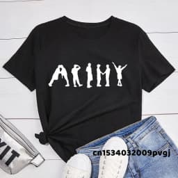 Girl Korean Group Top Tee Female CLothes T Shirt Streetwear Women Fashion T-Shirt Aesthetic Clothes
