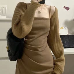 Knitted Solid Color Shawl With Sleeves Multi-Functional Cardigan,Fashion Scarf Sunshield Neck Warmer For Daily Wear For Dress