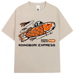 Japanese Style Hokkaido Wave Vintage T-shirt Men Women Harajuku Fashion High Quality T Shirts Summer Tee Shirt