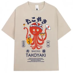 Japanese Style Hokkaido Wave Vintage T-shirt Men Women Harajuku Fashion High Quality T Shirts Summer Tee Shirt