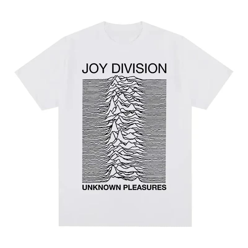 Joy Division Creative Line Print Summer High Quality 100% Cotton Casual Comfortable Men's T-Shirt Trendy Street Women Clothing