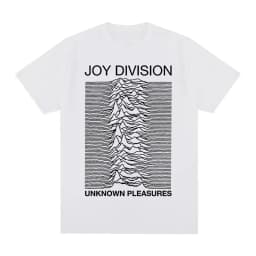 Joy Division Creative Line Print Summer High Quality 100% Cotton Casual Comfortable Men's T-Shirt Trendy Street Women Clothing