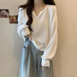 Large size women's clothing spring and autumn new loose and thin European and American style long-sleeved top inside and outside