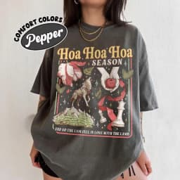 Twilight Inspired Comfort Color Shirt Hoa Hoa Hoa Season Vampires T Shirt City Of Forks Vampires Wolves Book Lover Gift Tee
