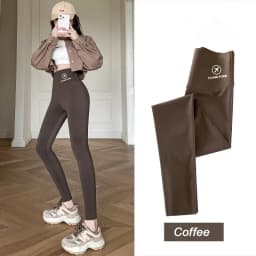 M-XL Shark Pants Women Wear Spring Autumn Winter Thin High-Waisted Belly Lift Hip Yoga Tights Small Feet Black Leggings