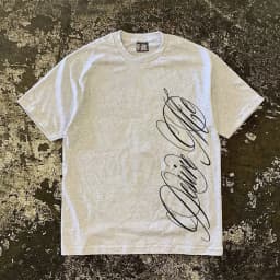 Personalized Side Abstract Letter Printed T-shirt Summer Fashion Men's and Women's Top Casual Daily Personalized Wearing