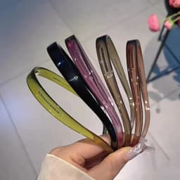 Trendy Sunglasses Frame Shape Acrylic Hairbands For Women Toothed Headband Anti-slip Hair Hoop Fashion Hairwear Accessories