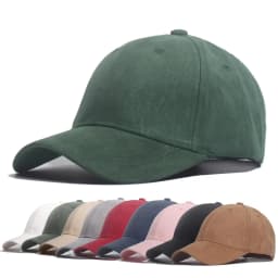 Solid Suede Baseball Caps Men Women Snapback Cap Cheap High Quality Solid Hats Yellow Green Khaki Hat