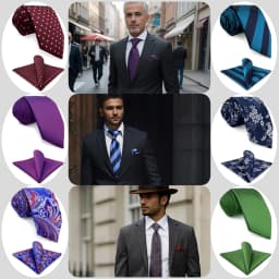 Mens Necktie Pocket Square Set Extra Long Tie Hanky Set Blue Green Paisley Solid Color Wedding 160cm Gift Dropshipping Gravatas