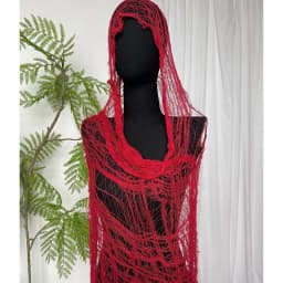 DXAE Distressed Cotton Shawl Ripped Scarf Neck Shawl Wrap for Adult Youth All Matching Hole Scarf Photo Accessories for Women