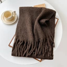 Pink Scarf Lady Autumn Winter Solid Simple Muffler Women Men Wool Blend Versatile Multi-color Soft Thermal Shawl Female Male