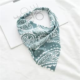 Women's Bandana Vintage Bohemia Women Bandana Hair Band Scarf Print Vintage Triangle Turban Elastic Headband for Lady Head Scarf