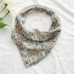 Women's Bandana Vintage Bohemia Women Bandana Hair Band Scarf Print Vintage Triangle Turban Elastic Headband for Lady Head Scarf