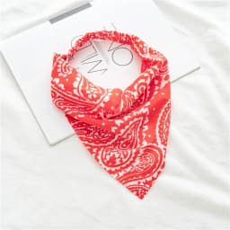 Women's Bandana Vintage Bohemia Women Bandana Hair Band Scarf Print Vintage Triangle Turban Elastic Headband for Lady Head Scarf