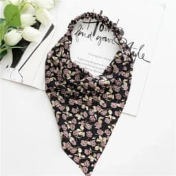 Women's Bandana Vintage Bohemia Women Bandana Hair Band Scarf Print Vintage Triangle Turban Elastic Headband for Lady Head Scarf