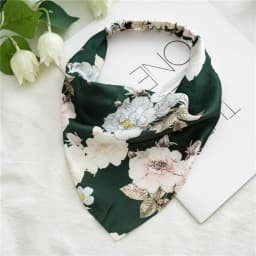 Women's Bandana Vintage Bohemia Women Bandana Hair Band Scarf Print Vintage Triangle Turban Elastic Headband for Lady Head Scarf