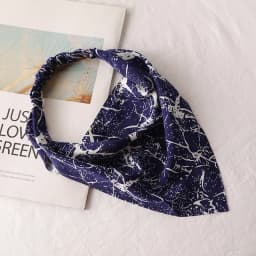 Women's Bandana Vintage Bohemia Women Bandana Hair Band Scarf Print Vintage Triangle Turban Elastic Headband for Lady Head Scarf