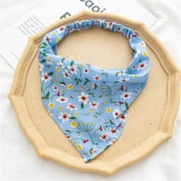 Women's Bandana Vintage Bohemia Women Bandana Hair Band Scarf Print Vintage Triangle Turban Elastic Headband for Lady Head Scarf