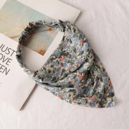 Women's Bandana Vintage Bohemia Women Bandana Hair Band Scarf Print Vintage Triangle Turban Elastic Headband for Lady Head Scarf