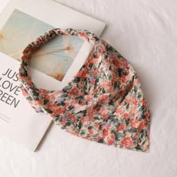 Women's Bandana Vintage Bohemia Women Bandana Hair Band Scarf Print Vintage Triangle Turban Elastic Headband for Lady Head Scarf