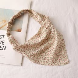 Women's Bandana Vintage Bohemia Women Bandana Hair Band Scarf Print Vintage Triangle Turban Elastic Headband for Lady Head Scarf