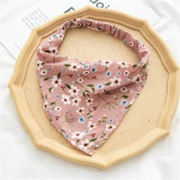 Women's Bandana Vintage Bohemia Women Bandana Hair Band Scarf Print Vintage Triangle Turban Elastic Headband for Lady Head Scarf