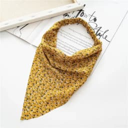 Women's Bandana Vintage Bohemia Women Bandana Hair Band Scarf Print Vintage Triangle Turban Elastic Headband for Lady Head Scarf