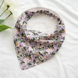 Women's Bandana Vintage Bohemia Women Bandana Hair Band Scarf Print Vintage Triangle Turban Elastic Headband for Lady Head Scarf