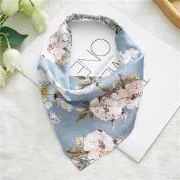 Women's Bandana Vintage Bohemia Women Bandana Hair Band Scarf Print Vintage Triangle Turban Elastic Headband for Lady Head Scarf