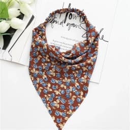 Women's Bandana Vintage Bohemia Women Bandana Hair Band Scarf Print Vintage Triangle Turban Elastic Headband for Lady Head Scarf