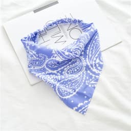 Women's Bandana Vintage Bohemia Women Bandana Hair Band Scarf Print Vintage Triangle Turban Elastic Headband for Lady Head Scarf