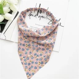 Women's Bandana Vintage Bohemia Women Bandana Hair Band Scarf Print Vintage Triangle Turban Elastic Headband for Lady Head Scarf