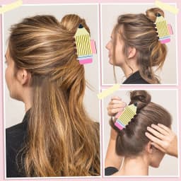 Lips Heart-Shaped Creative Pencil Shaped Acrylic Hair Clip Women's Trendy Plastic Ponytail Thick Hair Clip Hair Accessory Headwe