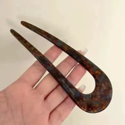 U-shaped hair clip, women's meatball headband, simple Chinese style hair clip, modern style and temperament hair accessory