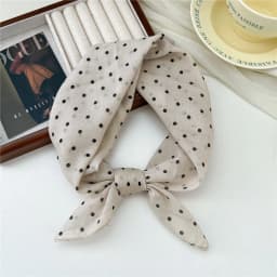 Fashion Printing Silk Small Square Scarf Summer Scarf Women's Versatile Small Scarf Head Band Hair Accessories