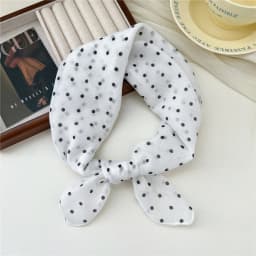 Fashion Printing Silk Small Square Scarf Summer Scarf Women's Versatile Small Scarf Head Band Hair Accessories