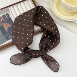 Fashion Printing Silk Small Square Scarf Summer Scarf Women's Versatile Small Scarf Head Band Hair Accessories