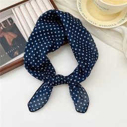 Fashion Printing Silk Small Square Scarf Summer Scarf Women's Versatile Small Scarf Head Band Hair Accessories