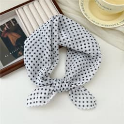 Fashion Printing Silk Small Square Scarf Summer Scarf Women's Versatile Small Scarf Head Band Hair Accessories