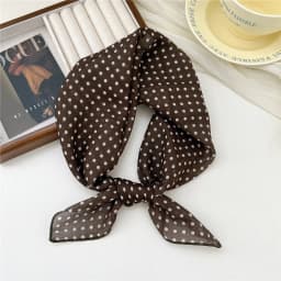 Fashion Printing Silk Small Square Scarf Summer Scarf Women's Versatile Small Scarf Head Band Hair Accessories