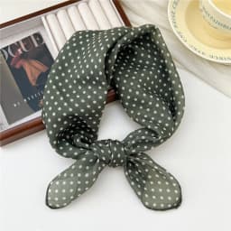 Fashion Printing Silk Small Square Scarf Summer Scarf Women's Versatile Small Scarf Head Band Hair Accessories