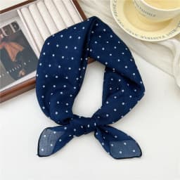 Fashion Printing Silk Small Square Scarf Summer Scarf Women's Versatile Small Scarf Head Band Hair Accessories