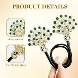 Elegant Peacock Shape Hair Bun Maker Twist Headwear Roll Hair Tool Hair Twister Easy Fast Snap Hairstyle Twist Women
