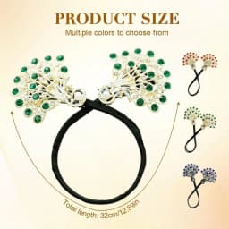 Elegant Peacock Shape Hair Bun Maker Twist Headwear Roll Hair Tool Hair Twister Easy Fast Snap Hairstyle Twist Women