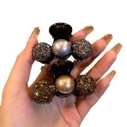 Pearl Hair Claws Clips for Women Elegant Rhinestone Headwear Hairpins Hair Crab Headwear Girls WomenHair Accessories