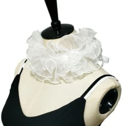 Fashion Fake Collar Victorian Detachable Jabot Collar Ruffled Lace Jabot Neck Collar Adults Stage Party Steampunk Accessory