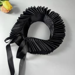 Fashion Fake Collar Victorian Detachable Jabot Collar Ruffled Lace Jabot Neck Collar Adults Stage Party Steampunk Accessory