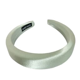 Korean pearlescent acetic acid satin headband high sensibility hairhoop high skull top wide edge versatile face wash headband