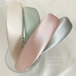 Korean pearlescent acetic acid satin headband high sensibility hairhoop high skull top wide edge versatile face wash headband