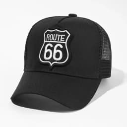 ROUTE 66 Baseball Cap Spring Autumn Mesh Snapbac Hat For Women Men Trucker Hat